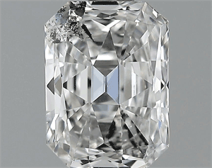 Picture of 0.71 Carats, Radiant Diamond with  Cut, D Color, SI2 Clarity and Certified by EGL