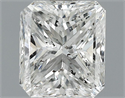 0.92 Carats, Radiant Diamond with  Cut, E Color, SI2 Clarity and Certified by EGL