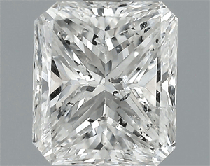 Picture of 0.92 Carats, Radiant Diamond with  Cut, E Color, SI2 Clarity and Certified by EGL