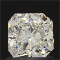 1.02 Carats, Radiant Diamond with  Cut, H Color, VS2 Clarity and Certified by EGL