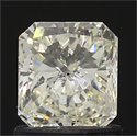1.00 Carats, Radiant Diamond with  Cut, H Color, SI2 Clarity and Certified by EGL