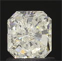1.01 Carats, Radiant Diamond with  Cut, G Color, SI1 Clarity and Certified by EGL
