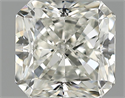 1.52 Carats, Radiant Diamond with  Cut, F Color, VVS2 Clarity and Certified by EGL