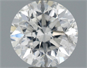 0.58 quilates, Redondo Diamante , Color F, claridad SI2 y certificado por EGL