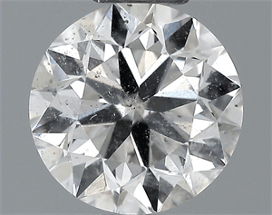Picture of 0.53 Carats, Round Diamond with Excellent Cut, E Color, SI1 Clarity and Certified by EGL