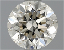 0.53 quilates, Redondo Diamante , Color G, claridad VVS2 y certificado por EGL