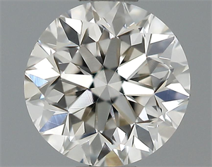 Picture of 0.50 Carats, Round Diamond with Very Good Cut, H Color, VVS2 Clarity and Certified by EGL