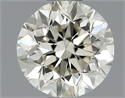 0.50 Carats, Round Diamond with Good Cut, G Color, VS1 Clarity and Certified by EGL