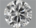 0.59 quilates, Redondo Diamante , Color F, claridad SI1 y certificado por EGL