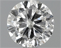 0.59 Carats, Round Diamond with Very Good Cut, F Color, SI1 Clarity and Certified by EGL