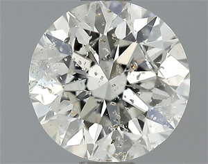 Picture of 0.61 Carats, Round Diamond with Excellent Cut, G Color, SI2 Clarity and Certified by EGL