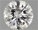 0.54 quilates, Redondo Diamante , Color D, claridad SI1 y certificado por EGL