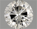 0.58 Carats, Round Diamond with Good Cut, G Color, SI1 Clarity and Certified by EGL