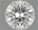 0.51 Carats, Round Diamond with Good Cut, E Color, SI1 Clarity and Certified by EGL
