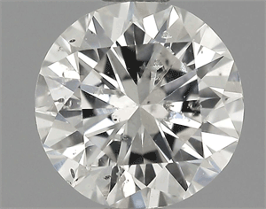 Picture of 0.57 Carats, Round Diamond with Excellent Cut, E Color, SI2 Clarity and Certified by EGL