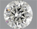 0.59 Carats, Round Diamond with Very Good Cut, F Color, VS2 Clarity and Certified by EGL