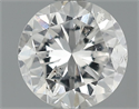 0.61 Carats, Round Diamond with Very Good Cut, D Color, SI1 Clarity and Certified by EGL