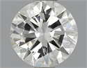 0.51 Carats, Round Diamond with Excellent Cut, H Color, VS1 Clarity and Certified by EGL