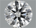 0.51 quilates, Redondo Diamante , Color D, claridad SI1 y certificado por EGL