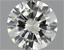 0.56 Carats, Round Diamond with Very Good Cut, H Color, VS1 Clarity and Certified by EGL