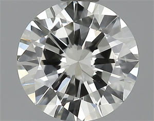 Picture of 0.56 Carats, Round Diamond with Very Good Cut, H Color, VS1 Clarity and Certified by EGL