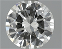 0.55 Carats, Round Diamond with Good Cut, G Color, VVS2 Clarity and Certified by EGL