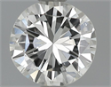 0.59 Carats, Round Diamond with Very Good Cut, G Color, VS1 Clarity and Certified by EGL