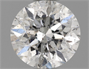 0.70 Carats, Round Diamond with Very Good Cut, E Color, SI2 Clarity and Certified by EGL