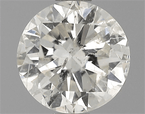 0.70 Carats, Round Diamond with Very Good Cut, F Color, SI2 Clarity and Certified by EGL