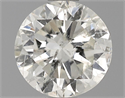 0.70 quilates, Redondo Diamante , Color F, claridad SI2 y certificado por EGL