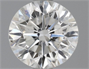 0.70 Carats, Round Diamond with Very Good Cut, D Color, VS1 Clarity and Certified by EGL