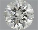 0.72 Carats, Round Diamond with Excellent Cut, H Color, SI2 Clarity and Certified by EGL