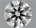 0.70 Carats, Round Diamond with Excellent Cut, F Color, VS1 Clarity and Certified by EGL