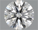 0.71 Carats, Round Diamond with Excellent Cut, E Color, VS1 Clarity and Certified by EGL