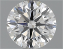 0.70 quilates, Redondo Diamante , Color D, claridad VS2 y certificado por EGL