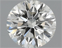 0.74 Carats, Round Diamond with Excellent Cut, G Color, VS2 Clarity and Certified by EGL