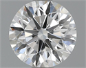 0.70 Carats, Round Diamond with Excellent Cut, D Color, VS2 Clarity and Certified by EGL