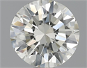 0.77 Carats, Round Diamond with Excellent Cut, H Color, VS1 Clarity and Certified by EGL