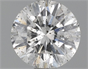 0.75 Carats, Round Diamond with Excellent Cut, D Color, SI2 Clarity and Certified by EGL