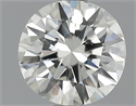 0.71 Carats, Round Diamond with Excellent Cut, F Color, VVS2 Clarity and Certified by EGL