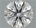 0.70 Carats, Round Diamond with Excellent Cut, E Color, SI2 Clarity and Certified by EGL