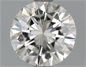 0.77 Carats, Round Diamond with Very Good Cut, H Color, VS1 Clarity and Certified by EGL