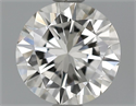 0.77 quilates, Redondo Diamante , Color H, claridad VS1 y certificado por EGL