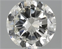 0.88 Carats, Round Diamond with Very Good Cut, H Color, VS2 Clarity and Certified by EGL