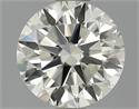 0.90 Carats, Round Diamond with Excellent Cut, H Color, VS1 Clarity and Certified by EGL