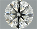 0.91 Carats, Round Diamond with Excellent Cut, G Color, VS1 Clarity and Certified by EGL