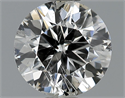 0.90 Carats, Round Diamond with Very Good Cut, G Color, SI2 Clarity and Certified by EGL