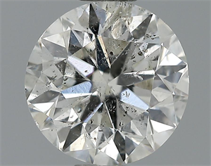 Picture of 0.90 Carats, Round Diamond with Very Good Cut, H Color, SI2 Clarity and Certified by EGL