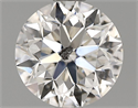 0.94 Carats, Round Diamond with Very Good Cut, G Color, SI2 Clarity and Certified by EGL