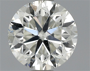 Picture of 0.90 Carats, Round Diamond with Very Good Cut, F Color, SI1 Clarity and Certified by EGL